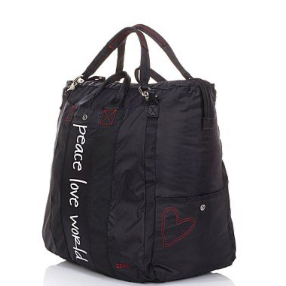 Peace Love World Travel Tote